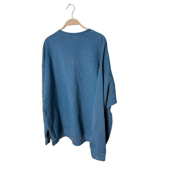 Urban Outfitters Nirvana Sweatshirt Adult S/M blue Smile Pullover Womens - Picture 2 of 3